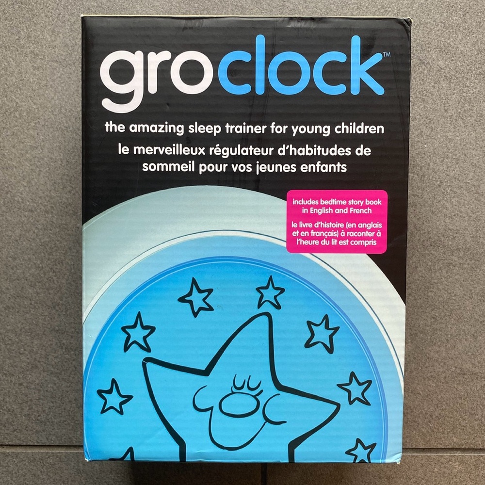 groclock Sun and Moon Sleep Trainer with Book